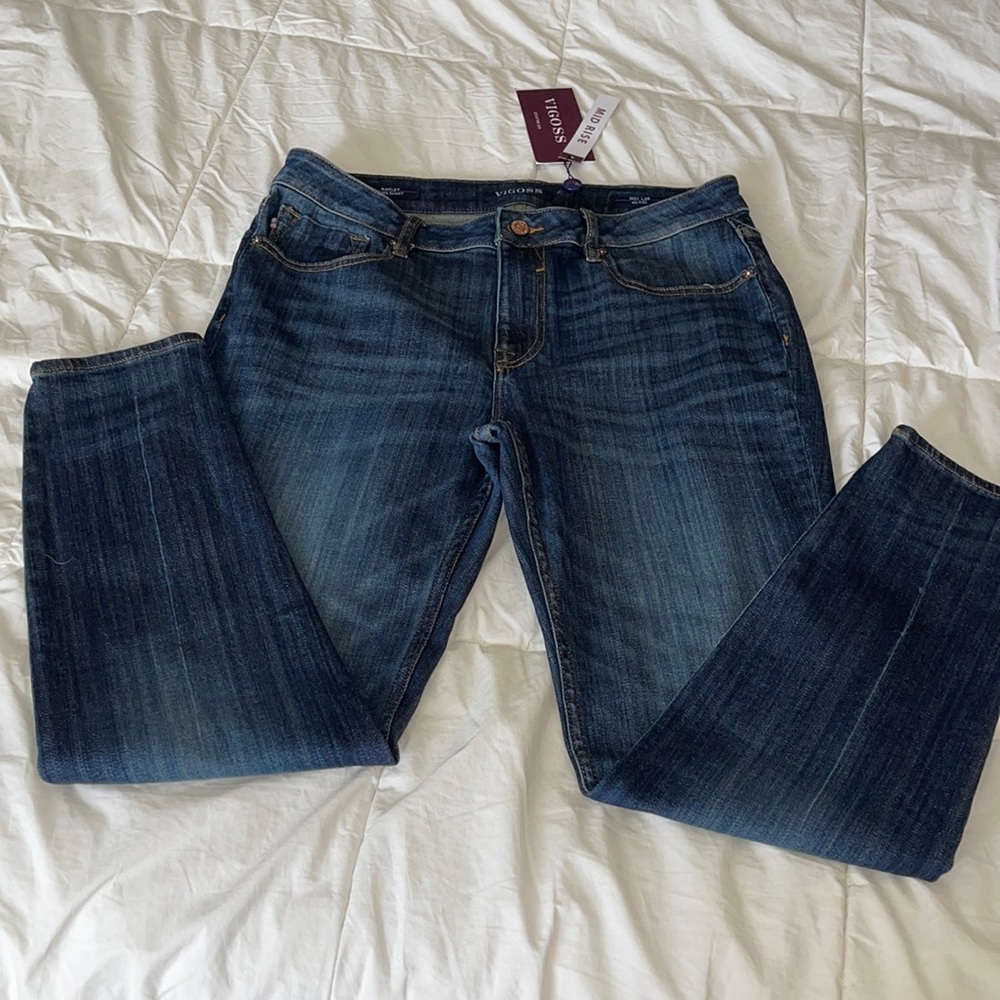 VIGOSS Mid Rise Super Skinny Jeans